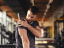 Athlete with shoulder pain